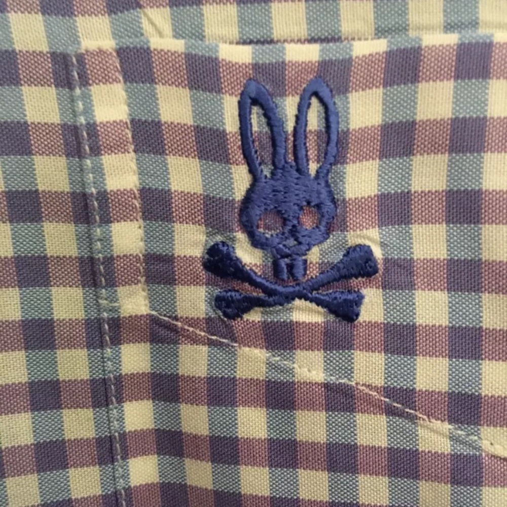 Psycho Bunny Shirt Mens XL Button Front - Picture 2 of 4